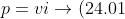 p=vi\rightarrow (24.01)(-101.664) =
